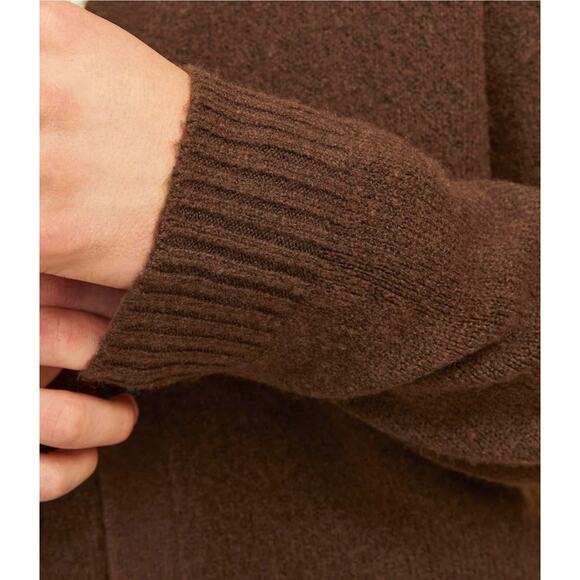 Jack & Jones Warm Medium Brown Knitted Cardigan, Men's Size Medium, NWT - Picture 4 of 10